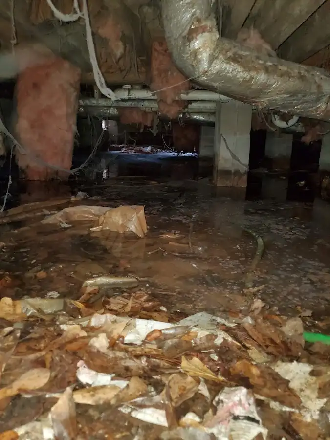 Crawl space flood assessment for Commercial Water Damage Restoration in Stansbury Park