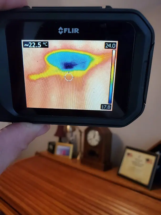 Thermal imaging inspection for water damage in Stansbury Park
